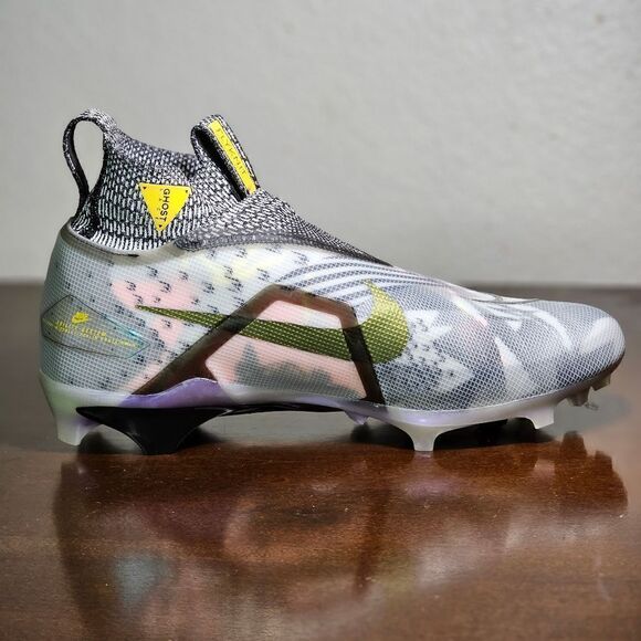 Nike Alpha Menace Elite 3 Football Cleats Flyknit 13 Wolf Grey Black CV0578 001 - Picture 9 of 17